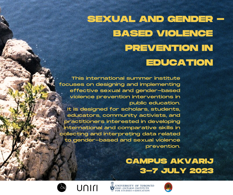 Conference: Sexual and gender-based violence prevention in education ...